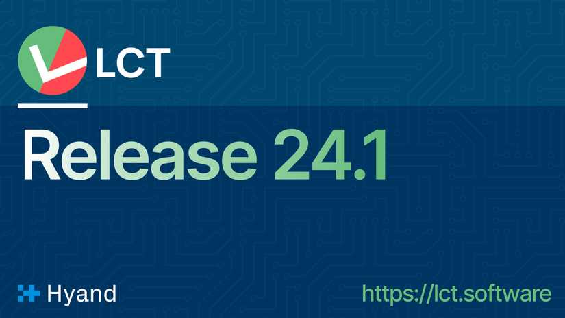Release 24.1 of LCT